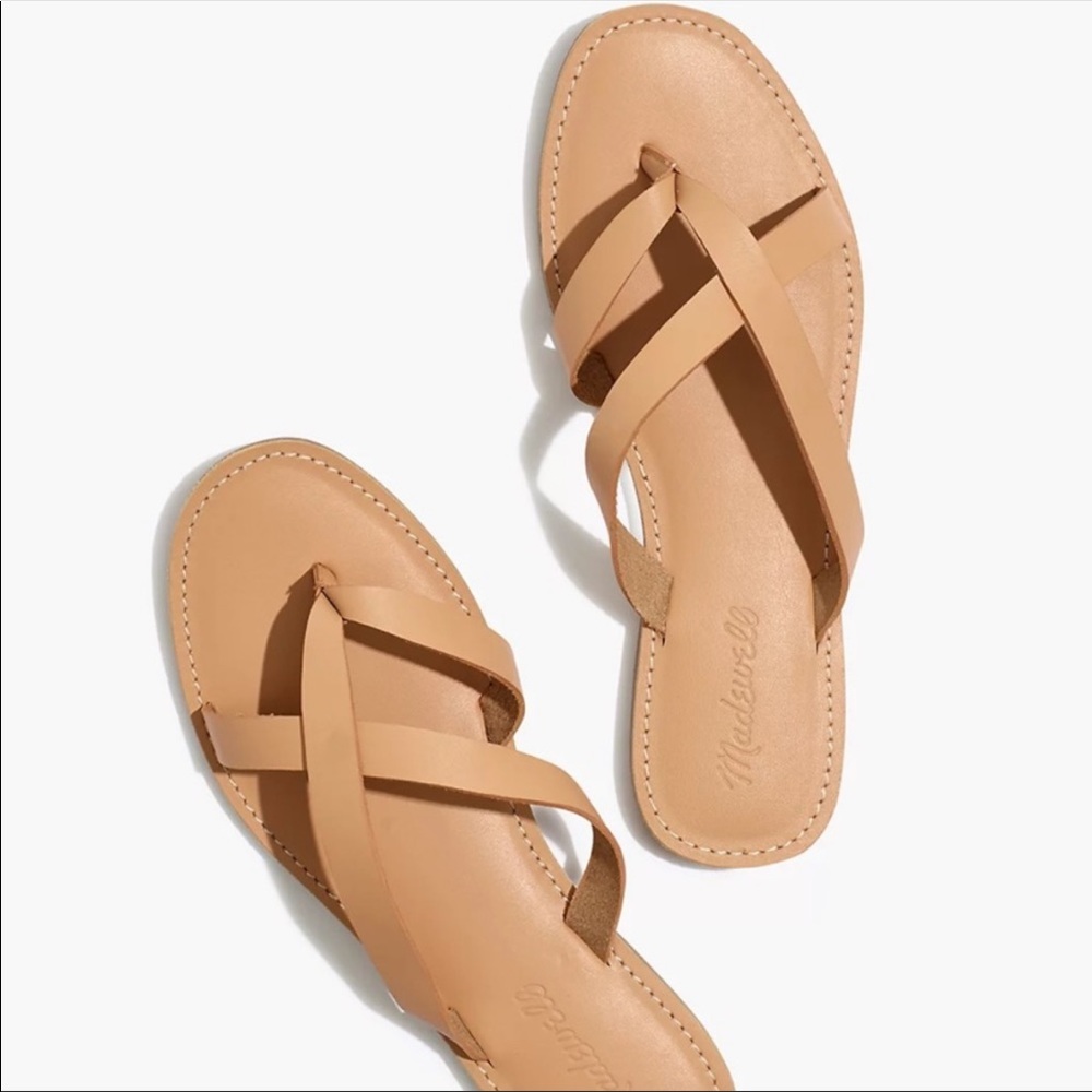 Madewell leather sandals, barely used size 5